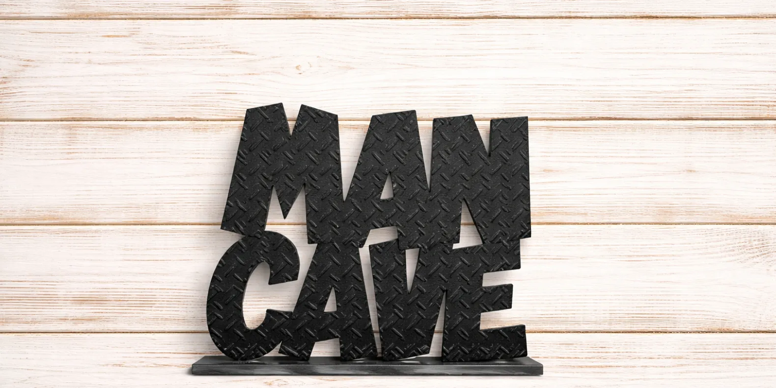 man cave black