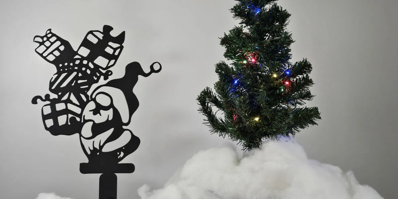 Santa out side