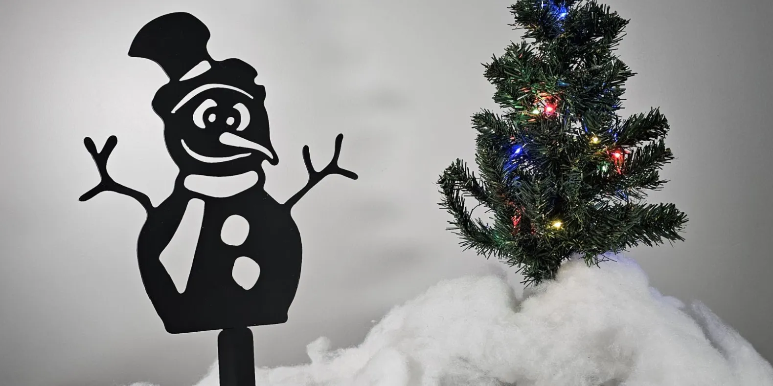 snowman out side