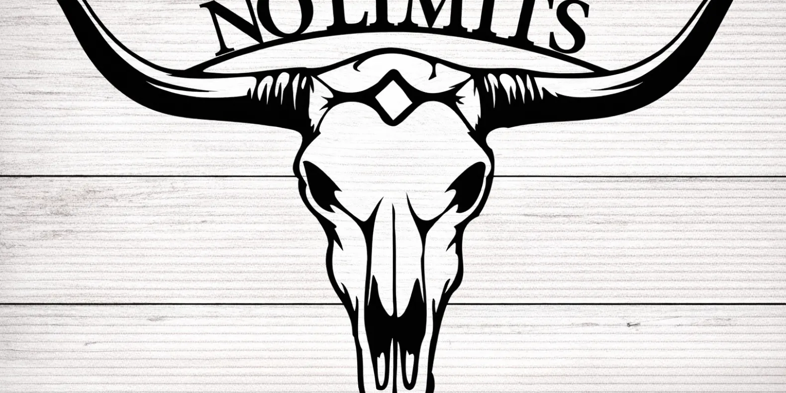 long horn skull no limits